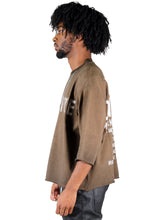 Load image into Gallery viewer, ELLE S/N Jersey 3/4 Sleeve Crop Top Tee with Detachable Necklace
