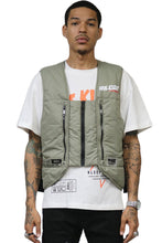 Load image into Gallery viewer, LAUREL Men's premium cire padded vest with functional tape and multi pocket