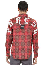 Load image into Gallery viewer, Peet Men's ripped & repaired button down shirt