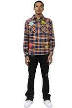 Load image into Gallery viewer, NOVA Men's flannel button down shirt