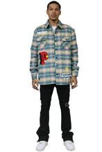 Load image into Gallery viewer, LAWN Men's Oversize Heavy Flannel Outer Shirket
