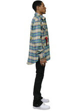 Load image into Gallery viewer, LAWN Men's Oversize Heavy Flannel Outer Shirket