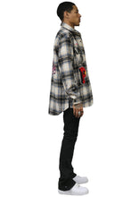 Load image into Gallery viewer, LOUIS Men's Oversize Heavy Flannel Outer Shirket