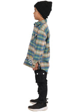 Load image into Gallery viewer, LAWN Kid's Oversize Flannel outer shirket