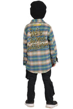 Load image into Gallery viewer, LAWN Kid's Oversize Flannel outer shirket