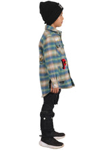 Load image into Gallery viewer, LAWN Kid's Oversize Flannel outer shirket