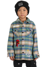 Load image into Gallery viewer, LAWN Kid's Oversize Flannel outer shirket