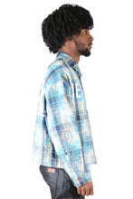 Load image into Gallery viewer, ASHEN Heavy Flannel Crop Top Button Down Shirt