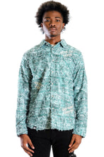 Load image into Gallery viewer, Fisher Men's ripped & repaired button down shirt