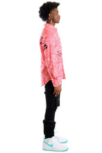 Load image into Gallery viewer, Tasse Men's ripped & repaired button down shirt