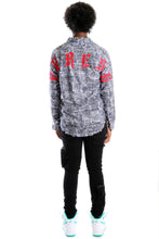 Load image into Gallery viewer, Yeti Men's ripped & repaired button down shirt