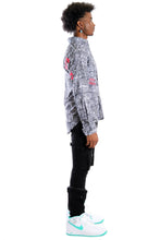 Load image into Gallery viewer, Yeti Men's ripped & repaired button down shirt