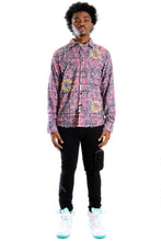 Load image into Gallery viewer, Kona Men's ripped & repaired button down shirt