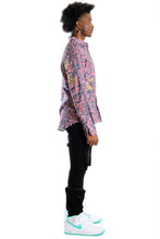 Load image into Gallery viewer, Kona Men's ripped & repaired button down shirt