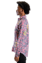 Load image into Gallery viewer, KONA Men's ripped & repaired button down shirt