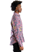 Load image into Gallery viewer, Kona Men's ripped & repaired button down shirt