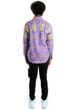 Load image into Gallery viewer, Pello Men's ripped & repaired button down shirt
