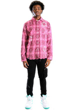Load image into Gallery viewer, TREK Men's ripped & repaired button down shirt