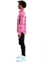 Load image into Gallery viewer, TREK Men's ripped & repaired button down shirt