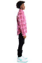 Load image into Gallery viewer, TREK Men's ripped & repaired button down shirt