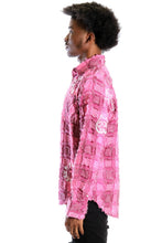 Load image into Gallery viewer, TREK Men's ripped & repaired button down shirt