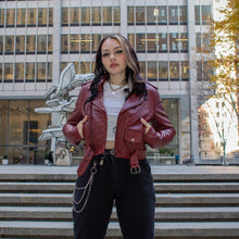Load image into Gallery viewer, Katy - Women's Leather Jacket - BHBR