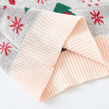 Load image into Gallery viewer, Kids Reindeer Jacquard Christmas Holiday Sweater | NCS