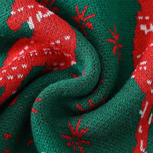 Load image into Gallery viewer, Kids Reindeer Jacquard Christmas Holiday Sweater | NCS