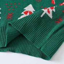 Load image into Gallery viewer, Kids Reindeer Jacquard Christmas Holiday Sweater | NCS