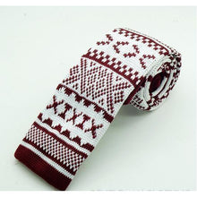 Load image into Gallery viewer, Knitted and Flat Collection Skinny Ties - 17 Colors & Styles