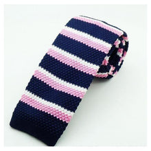 Load image into Gallery viewer, Knitted and Flat Collection Skinny Ties - 17 Colors & Styles