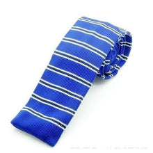 Load image into Gallery viewer, Knitted and Flat Collection Skinny Ties - 17 Colors & Styles