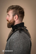 Load image into Gallery viewer, Pointed Gorget Burnished