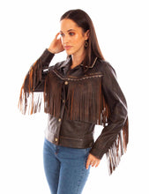 Load image into Gallery viewer, Scully Long Fringe - Women's Leather Jacket