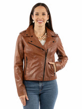 Load image into Gallery viewer, Scully Asymmetrical Zip - Women's Motorcycle Jacket
