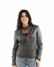 Load image into Gallery viewer, Scully Quilted Shoulders - Women's Leather Jacket