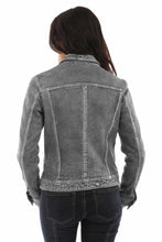 Load image into Gallery viewer, Scully Button Front - Women's Leather Jean Jacket