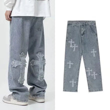 Load image into Gallery viewer, Boys Men Straight Loose Wide-Leg Pants - # BOAA13410011