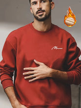 Load image into Gallery viewer, Wool Loose Round Neck Sweatshirt - # BOAA13510041