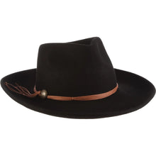 Load image into Gallery viewer, Scala Palermo - Wide Brim Wool Felt Fedora Hat