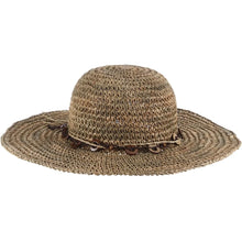 Load image into Gallery viewer, Scala Rayne - Crocheted Straw Sun Hat