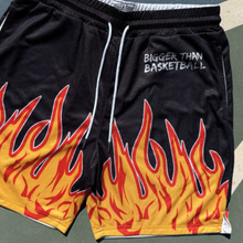 Load image into Gallery viewer, Flame - Shorts - Black