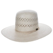 Load image into Gallery viewer, Larry Mahan's Open Cowboy (LMH14433) - (10X) Straw Cowboy Hat