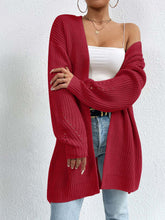 Load image into Gallery viewer, Laid Back Mid-Length V Neck Knit Cardigan Outerwear | NCS