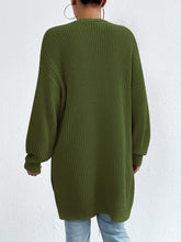 Load image into Gallery viewer, Laid Back Mid-Length V Neck Knit Cardigan Outerwear | NCS