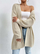 Load image into Gallery viewer, Laid Back Mid-Length V Neck Knit Cardigan Outerwear | NCS