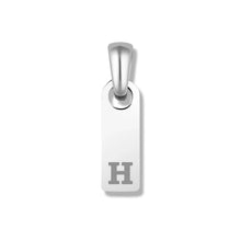 Load image into Gallery viewer, Initial Tag Pendant - Silver