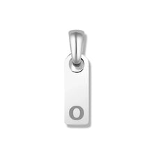 Load image into Gallery viewer, Initial Tag Pendant - Silver