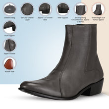Load image into Gallery viewer, Jazzy Jackman Leather Ankle Length Boots for Men
