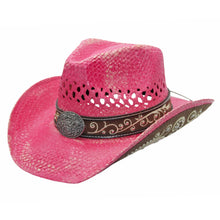 Load image into Gallery viewer, Peter Grimm Liliana - Straw Cowboy Hat